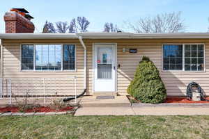 Entrance to property