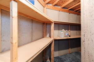 View of storage area