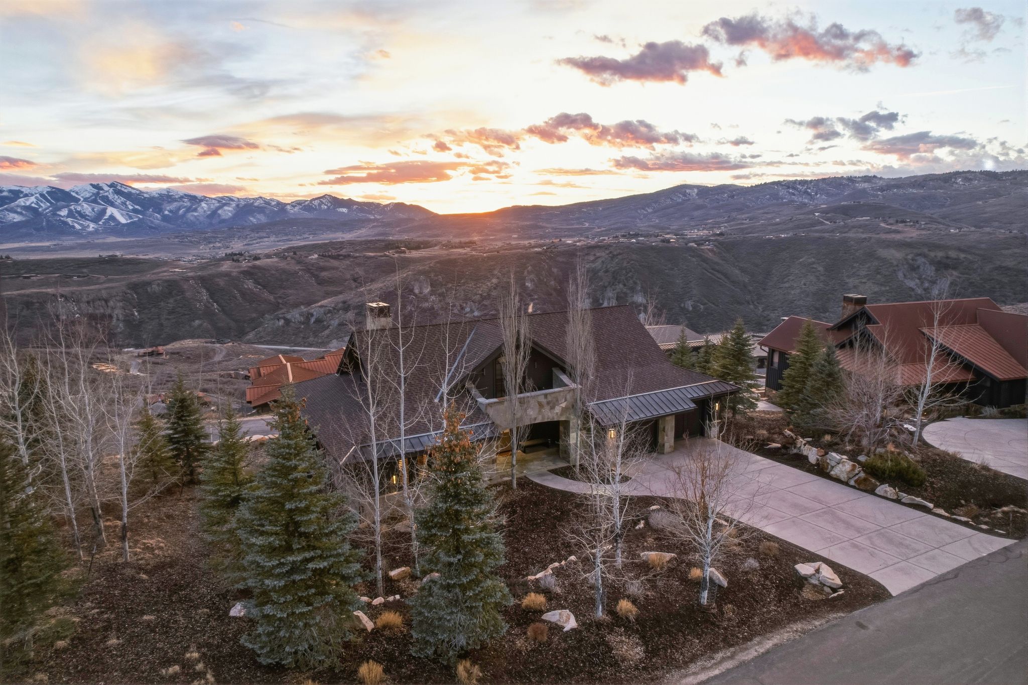 View of mountain background