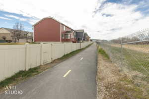 View of road with a residential view
