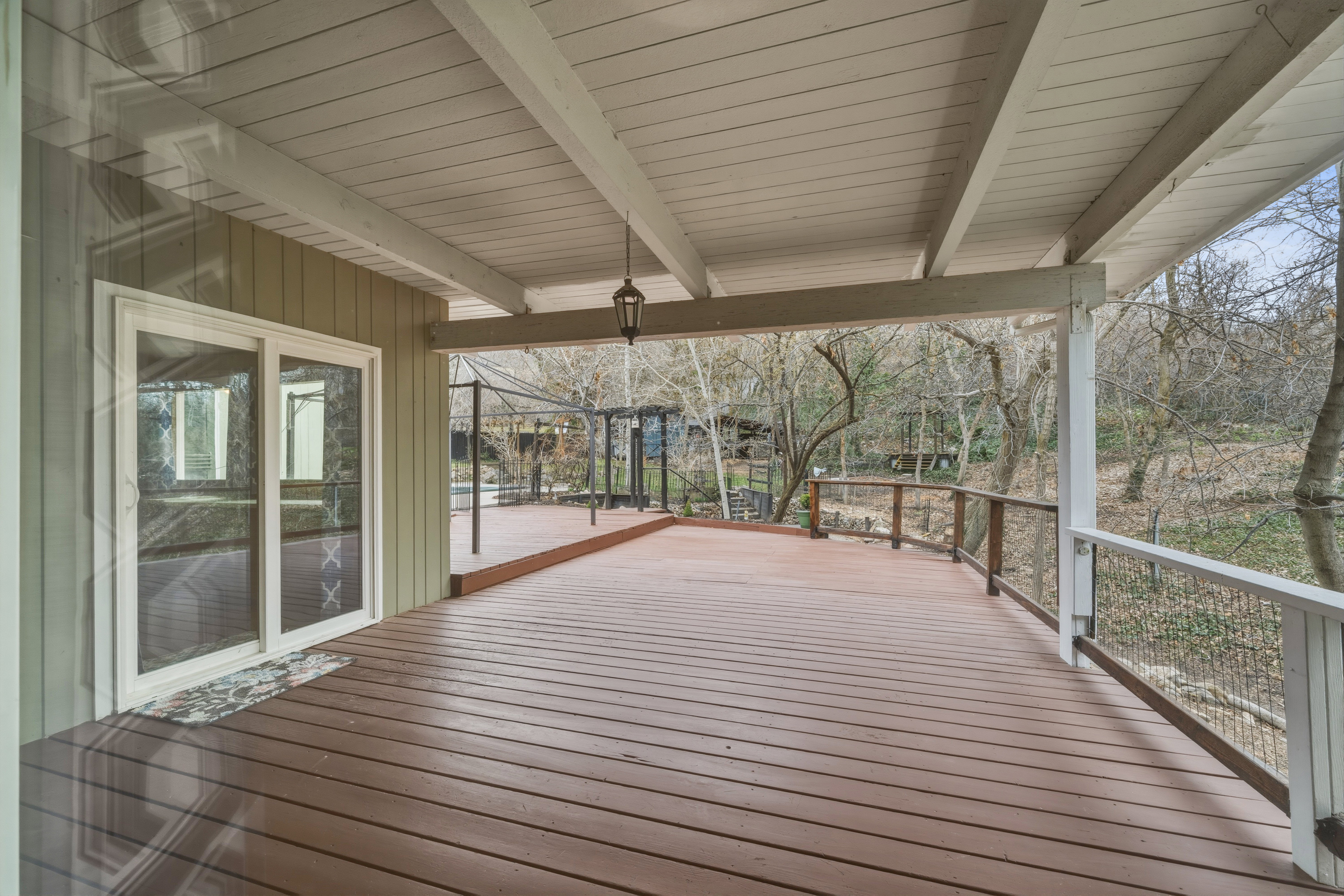 View of deck