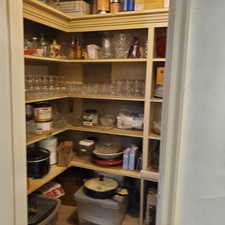 View of storage area