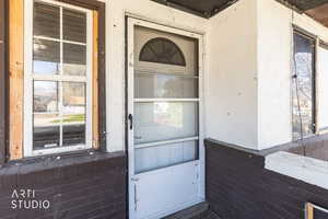 Entrance to property