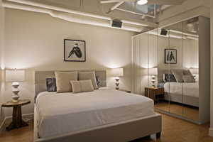 Bedroom featuring a closet