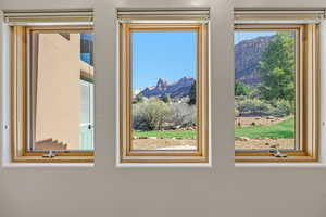 Detailed view of mountains