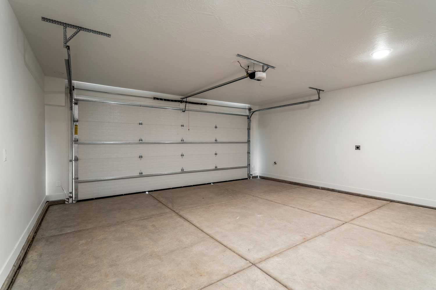 Garage with baseboards