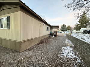 View of snowy exterior