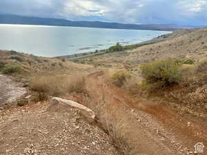 Water view with mountains