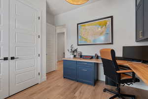 Built out office in Bedroom 2 (main level). Make working from home a dream.