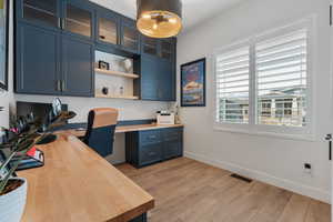 Built out office in Bedroom 2 (main level). Make working from home a dream.