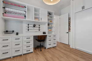 Bedroom 3 (Main Level) Built Ins make it a great secondary office, craft room, hobby room. Guest bedrooom...has its own murphy bed!!