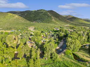 View of mountain background