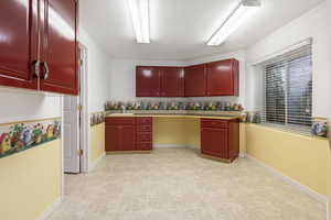 Basement craft room/flex room