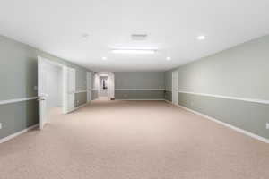 Basement family room