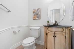 Main floor half bathroom