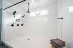 Full bath with a stall shower