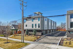 View of concrete road