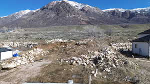 View of mountain background