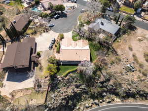 View of property location with nearby suburban area