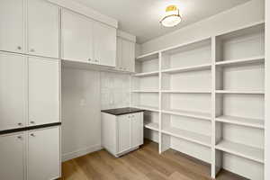 View of storage area