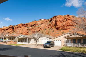 View of mountain backdrop