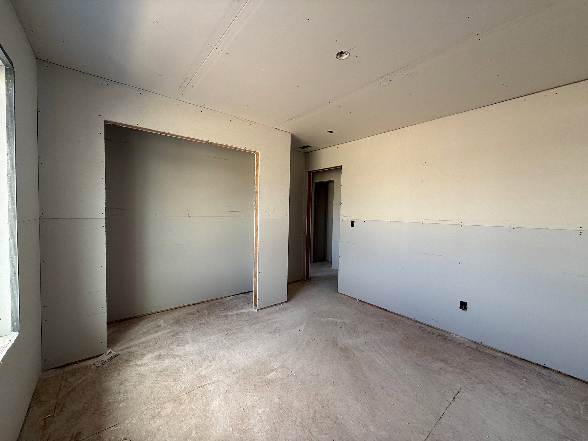 Unfurnished bedroom with a closet