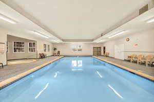 View of indoor pool