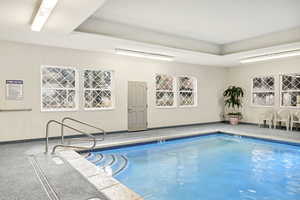 View of indoor pool
