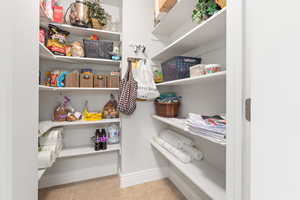 View of storage area