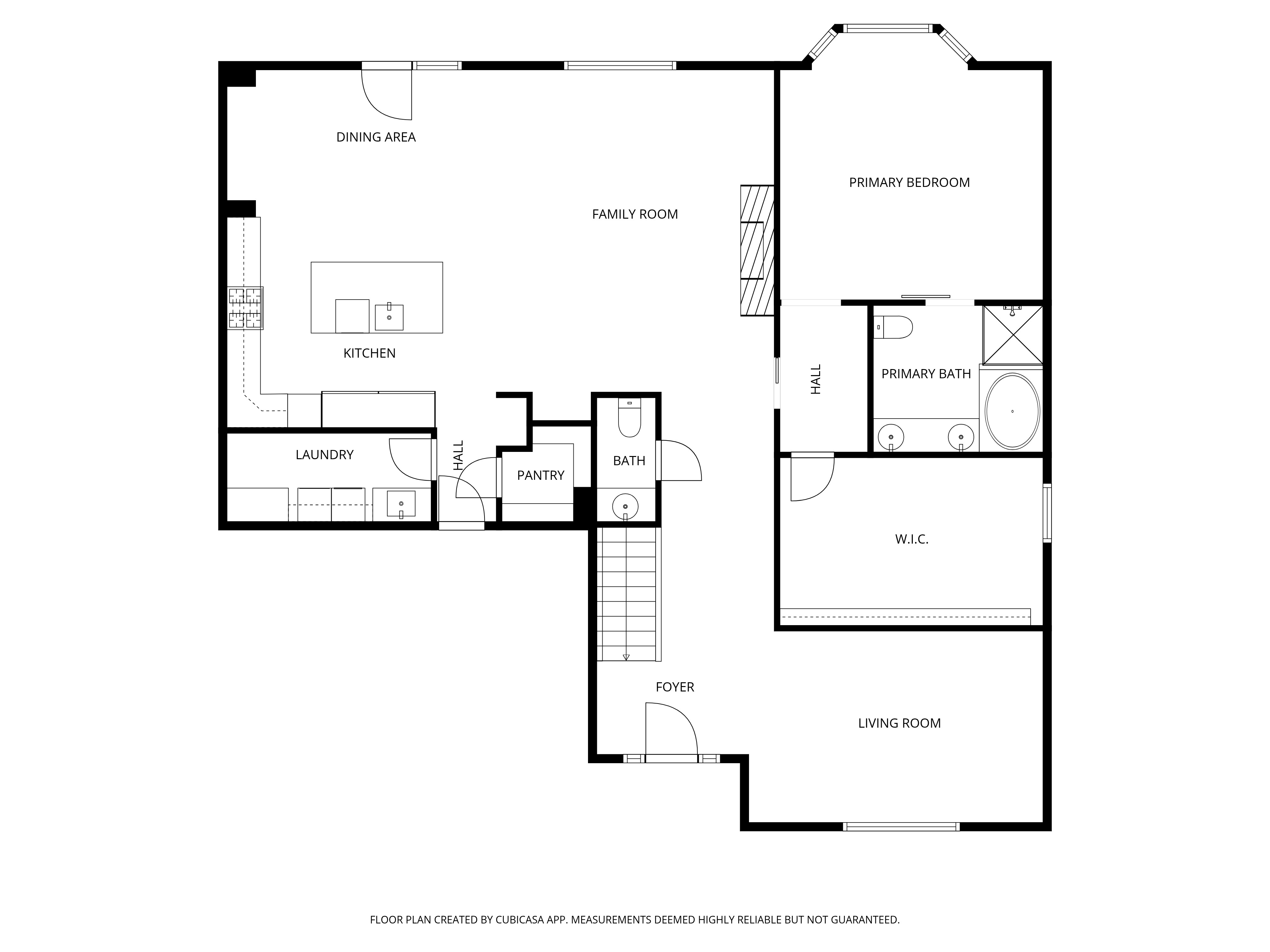 View of floor plan / room layout