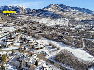 View of mountain background