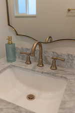 Bathroom view of vanity