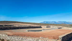 View of mountain backdrop
