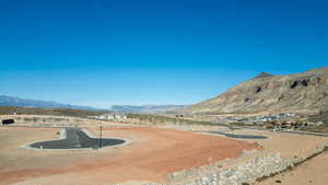 View of mountain background