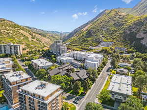 Drone / aerial view of mountains