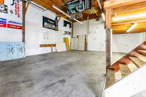 Detached Garage View of garage