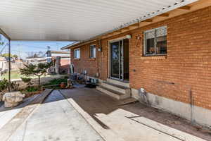 View of patio / terrace featuring entry steps