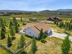 View of rural area with a mountainous background