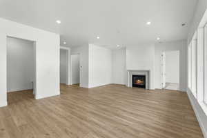 Great room with gas fireplace