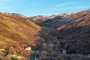 View of mountain background