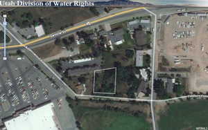 Map / location featuring property parcel outlined