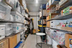 Cold Storage in basement
