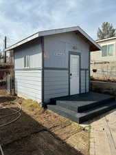 View of outdoor structure