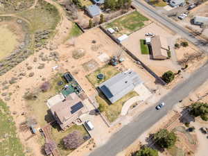 Aerial view of property and surrounding area