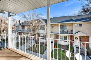 Balcony off the Master Bedroom