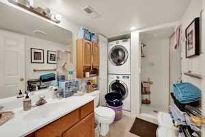 Main Floor Bathroom and Laundry Room