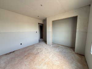 View of unfurnished bedroom