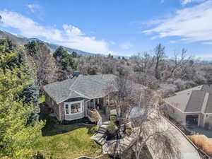 Aerial view of property and surrounding area