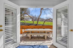 View of entryway