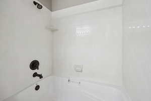 Primary bathroom with shower / deep tub combination